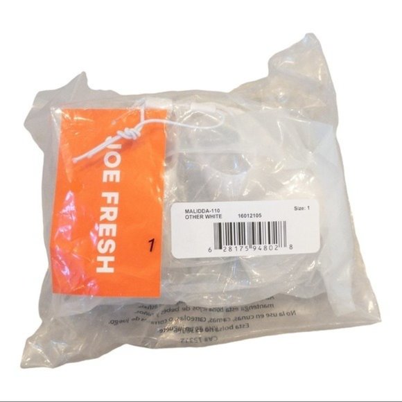 JOE FRESH Baby Girls' Ruffle Sandals in White - Size 1 NWT - Picture 5 of 9